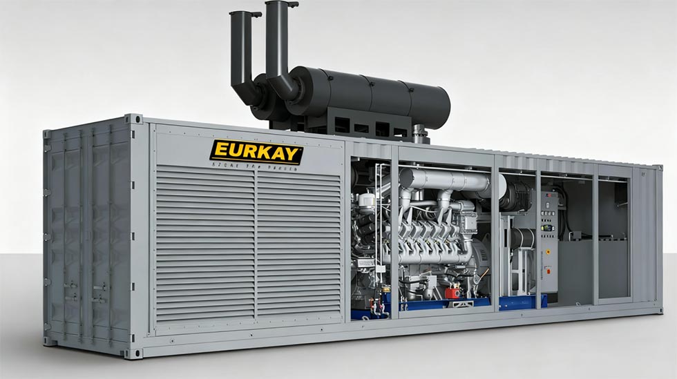 Container-type gen-set